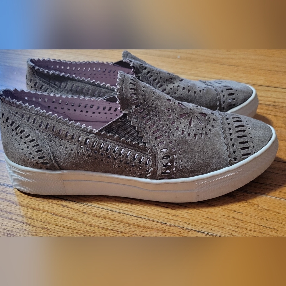 Suede Slip on deck shoes SEY COLLECTION SIZE 8